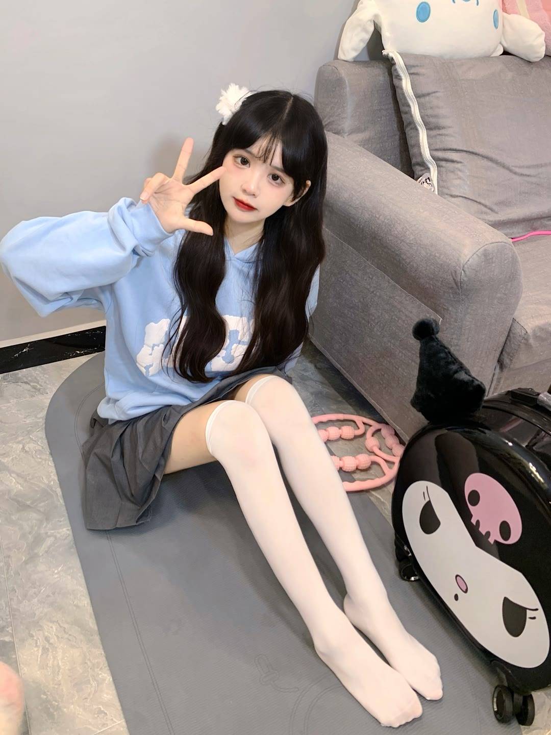白丝超白嫩的小萝莉