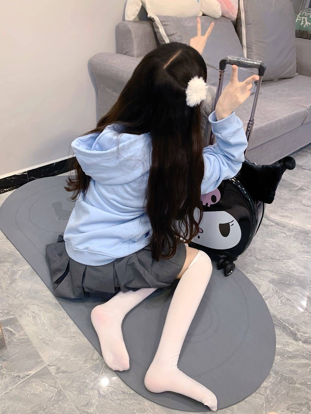白丝超白嫩的小萝莉