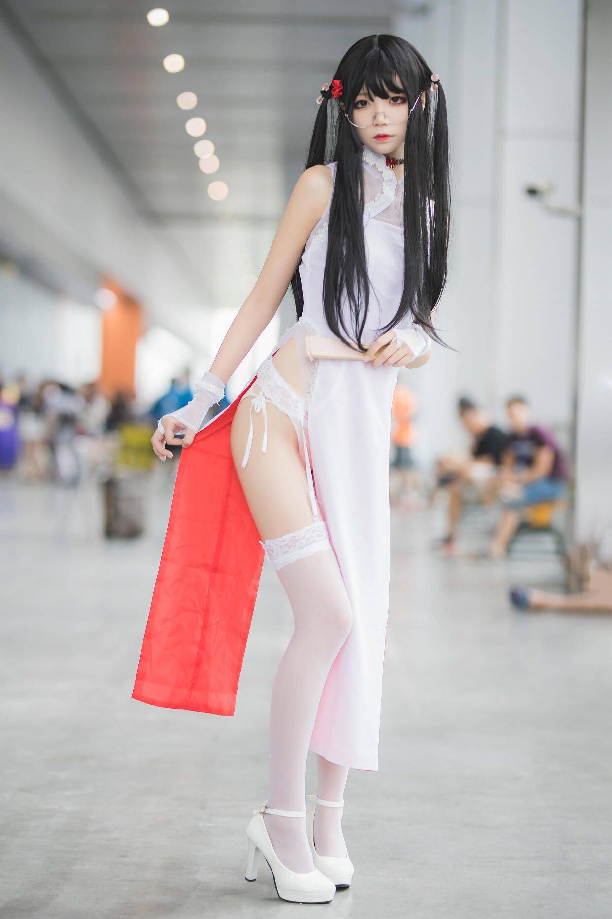 白丝美女