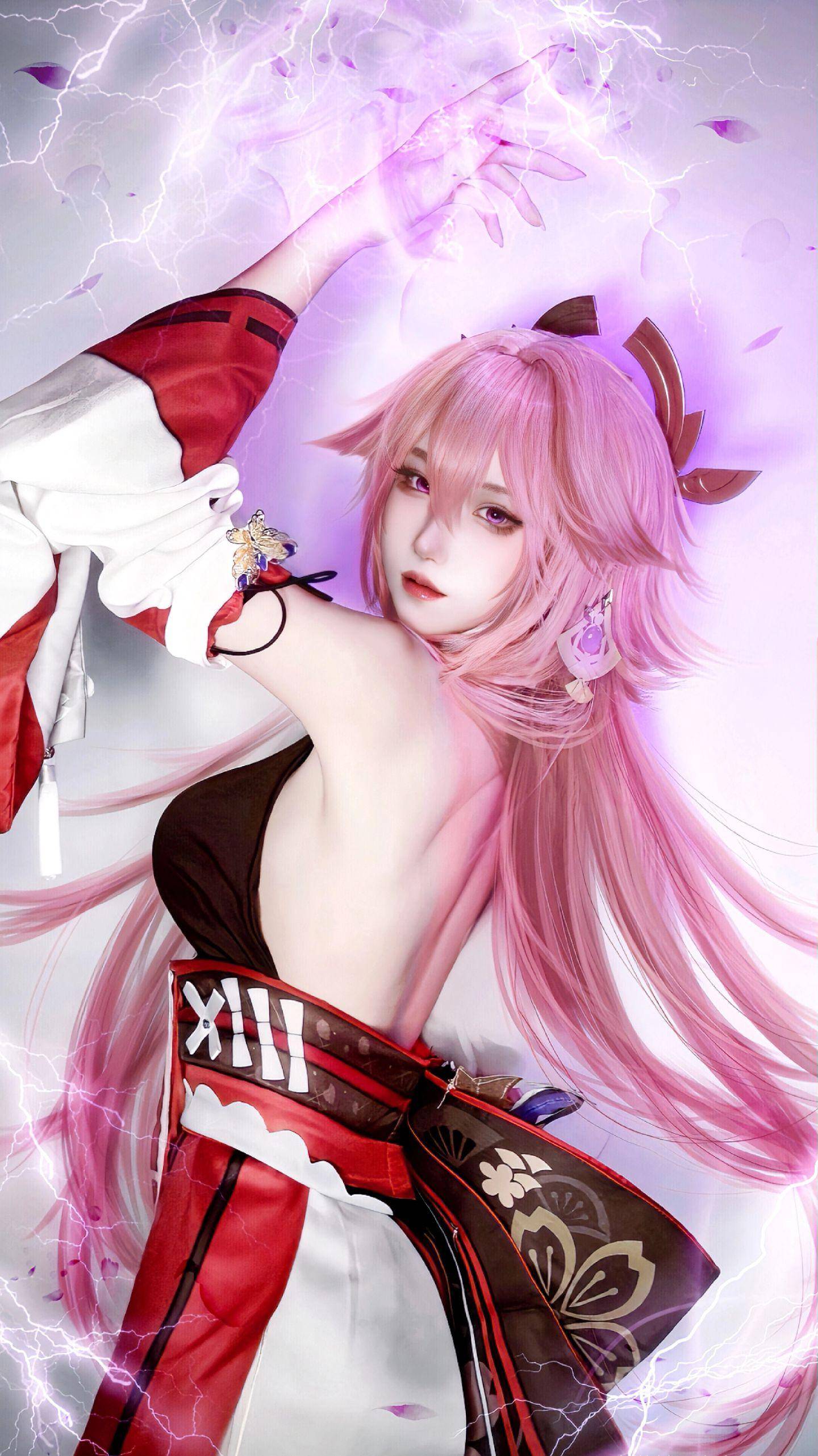 原神 cos 美女